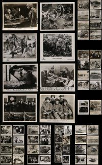 5s026 LOT OF 66 WAR 8X10 STILLS '50s-80s great images of military soldiers on the battlefield!