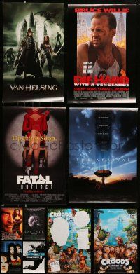 5s342 LOT OF 9 UNFOLDED MINI POSTERS '90s-10s great images from a variety of different movies!