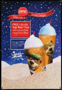 5t576 AMC THEATRES DS 27x40 special '10 cool ad from the movie theater chain, arctic blast!