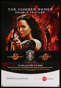 5t582 AMC THEATRES DS 27x40 special '13 cool ad from the movie theater chain, Hunger Games!
