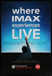 5t584 AMC THEATRES IMAX DS 27x40 special '11 cool ad from the movie theater chain, IMAX experiences