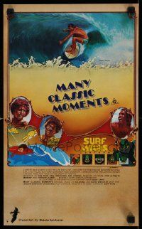 5t715 MANY CLASSIC MOMENTS Aust special poster '78 surfing, wacky Surf Wars cartoon as well!