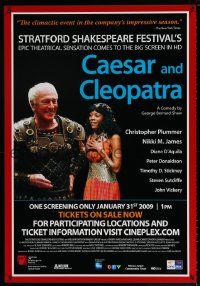 5t595 CINEPLEX ENTERTAINMENT 1sh '00s Plummer and James, Caesar and Cleopatra!