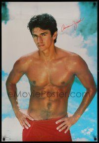 5t363 ADRIAN ZMED 22x32 commercial poster ''83 cool image of the barechested star wearing a towel!