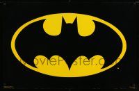 5t367 BATMAN 23x35 commercial poster '90s The Caped Crusader, great image of bat symbol!