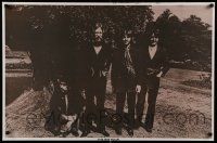5t368 BEATLES 23x35 commercial poster '70 cool posed image of the Big Four!