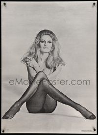 5t372 BRIGITTE BARDOT 29x40 commercial poster '60s sexy image topless in black hose!