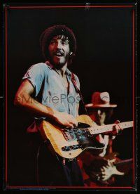 5t384 BRUCE SPRINGSTEEN 24x34 English commercial poster '80s image of The Boss taken by Robert Ellis