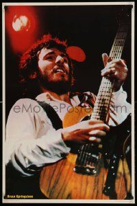 5t381 BRUCE SPRINGSTEEN 23x35 English commercial poster '75 image of the Boss performing on stage!