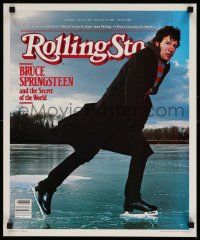5t373 BRUCE SPRINGSTEEN 17x21 commercial poster '81 great image of The Boss for Rolling Stone!