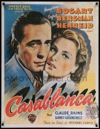 5t793 CASABLANCA 27x35 Dutch commercial poster '90s Humphrey Bogart, Ingrid Bergman!