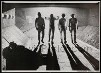 5t797 CLOCKWORK ORANGE 25x35 commercial poster '70s Kubrick, Malcolm McDowell & his droogs!