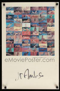5t403 JEAN-FRANCOIS ANDRE 16x24 French commercial poster '98 series of nudes by the artist!