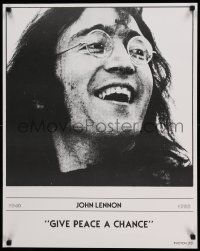 5t406 JOHN LENNON 23x29 commercial poster '80s cool different Pagowski art of former Beatle!