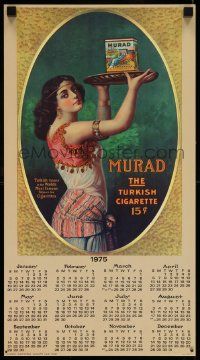 5t414 MURAD 11x19 commercial poster '75 Turkish tobacco is the world's most famous for cigarettes!