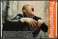 5t865 TRAINSPOTTING horizontal 24x36 English commercial poster '96 Ewan McGregor, Danny Boyle!