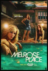 5t524 MELROSE PLACE tv poster '09 sexy poolside image of cast, Tuesdays are a bitch!