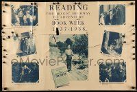 5t467 ADVENTURES OF TOM SAWYER set of 3 20x30 educational posters '38 read the book, see the movie!