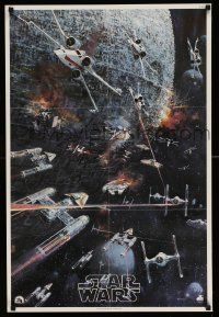 5t216 STAR WARS 22x33 music poster '77 George Lucas classic, John Berkey artwork, soundtrack!