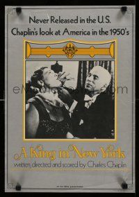 5t633 CHARLIE CHAPLIN 3 14x20 specials '73 The Kid, A Dog's Life, A King in New York!