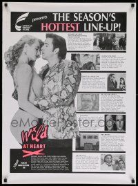 5t316 CINEPLEX ENTERTAINMENT 24x32 special '90 Wild at Heart, The Grifters and more!