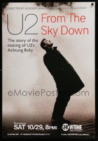 5t511 FROM THE SKY DOWN tv poster '11 cool documentary image of Adam Clayton, Achtung Baby!