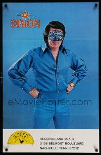 5t195 JIMMY ELLIS 23x34 music poster '80s rock 'n' roll, image of the star in a wacky mask!