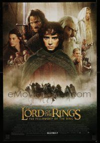5t553 LORD OF THE RINGS: THE FELLOWSHIP OF THE RING advance mini poster '01 J.R.R. Tolkien, Frodo!