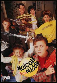5t521 MALCOLM IN THE MIDDLE tv poster '00 Bryan Cranston, Frankie Muniz, Kaczmarek, Berfield!
