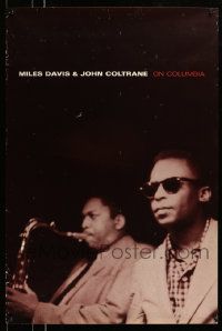 5t206 MILES DAVIS/JOHN COLTRANE 24x36 music poster '89 cool image!