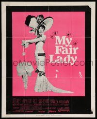 5t725 MY FAIR LADY 23x29 special R70s wonderful image of Audrey Hepburn in classic dress!