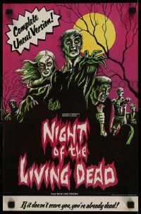 5t726 NIGHT OF THE LIVING DEAD 11x17 special R78 George Romero zombie classic!