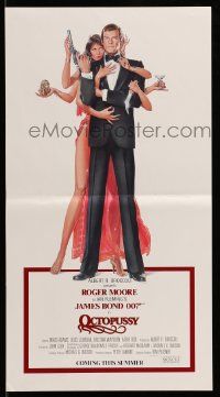5t729 OCTOPUSSY 12x22 special '83 art of sexy Maud Adams & Moore as Bond by Goozee!