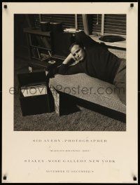 5t246 SID AVERY PHOTOGRAPHER 24x32 English museum/art exhibition '70s image of Marlon Brando!