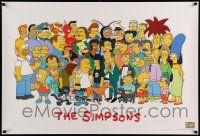 5t532 SIMPSONS tv poster '95 classic Matt Groening cartoon, art of many cast members!