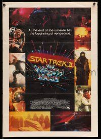 5t750 STAR TREK II 17x24 special '82 Leonard Nimoy, William Shatner