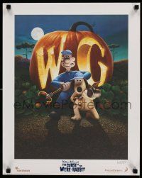 5t476 WALLACE & GROMIT: THE CURSE OF THE WERE-RABBIT 18x22 art print '05 claymation, 1169/1989!
