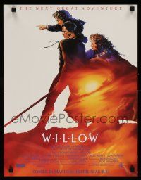 5t767 WILLOW advance 17x22 special '88 Alvin art of Kilmer & sexy Joanne Whalley!