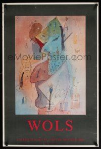 5t302 WOLS 24x36 French museum/art exhibition '90s artwork by Alfred Otto Wolfgang Schulze!