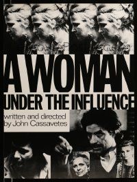 5t770 WOMAN UNDER THE INFLUENCE 24x33 special '74 Cassavetes, Gena Rowlands, cool design!