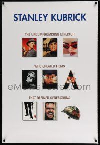 5t959 STANLEY KUBRICK COLLECTION 27x40 video poster '99 Paths of Glory, Dr. Strangelove, 2001!