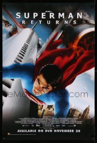5t964 SUPERMAN RETURNS 27x40 video poster '06 Bryan Singer, Brandon Routh, Kate Bosworth, Spacey!