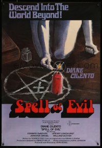 5t534 THRILLER English tv poster '73 season 1 episode 10, Spell of Evil!