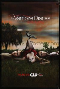5t538 VAMPIRE DIARIES tv poster '09 sexy Nina Dobrev, love sucks!