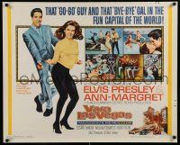 5t971 VIVA LAS VEGAS 27x34 video poster R97 images of Elvis Presley & sexy Ann-Margret!