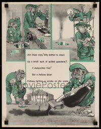 5t005 JOE DOPE 14x18 WWII war poster '43 great iconic artwork by Will Eisner!