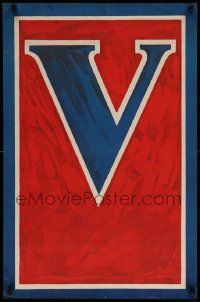 5t024 V 20x30 WWI war poster '17 red, white and blue art for the Liberty Loan campaign!
