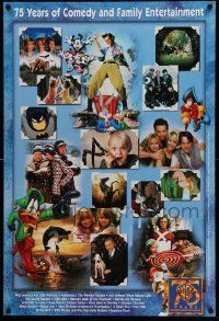 5t972 WARNER BROS: 75 YEARS ENTERTAINING THE WORLD 27x40 video poster '98 Ace Ventura, many images!