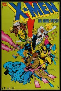 5t977 X-MEN 24x36 video poster '93 great cartoon images from the Marvel Comics series!