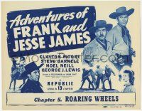 5w008 ADVENTURES OF FRANK & JESSE JAMES chapter 5 TC '48 Clayton Moore serial, Roaring Wheels!